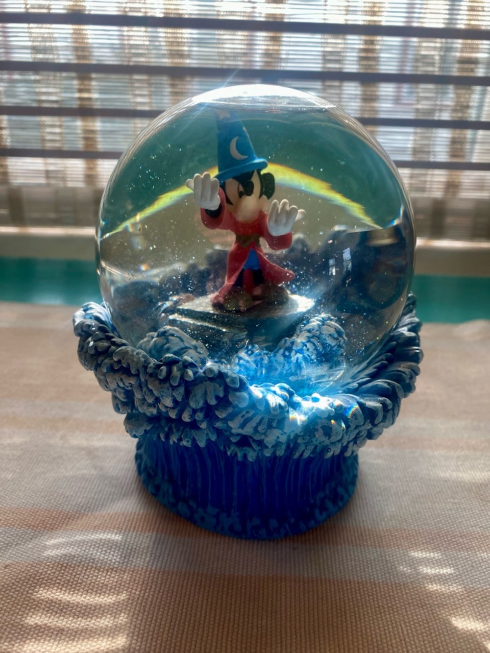 Disney Sorcerers Apprentice Mickey Snow Globe w/Music